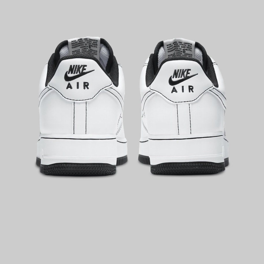 Nike Air Force 1 Low Stitch Black görsel 4
