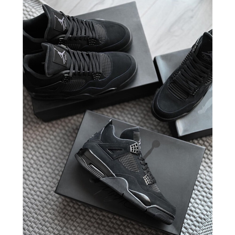 Air Jordan Retro 4 Black Cat görsel 4