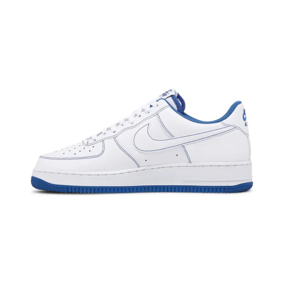 Nike Air Force 1 '07 'Contrast Stitch - White Game Royal' görsel 2