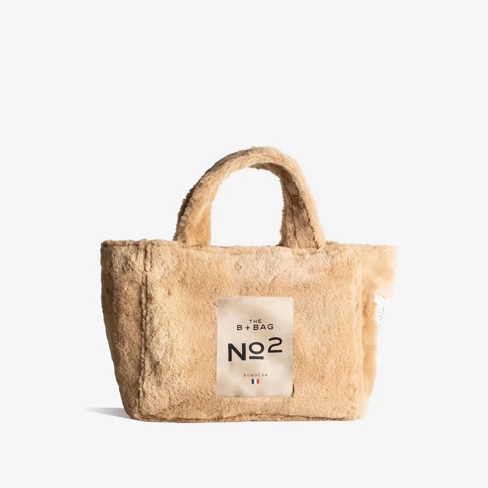 Bonheur Fluffy Sheep Beige Bag Brown görsel 2