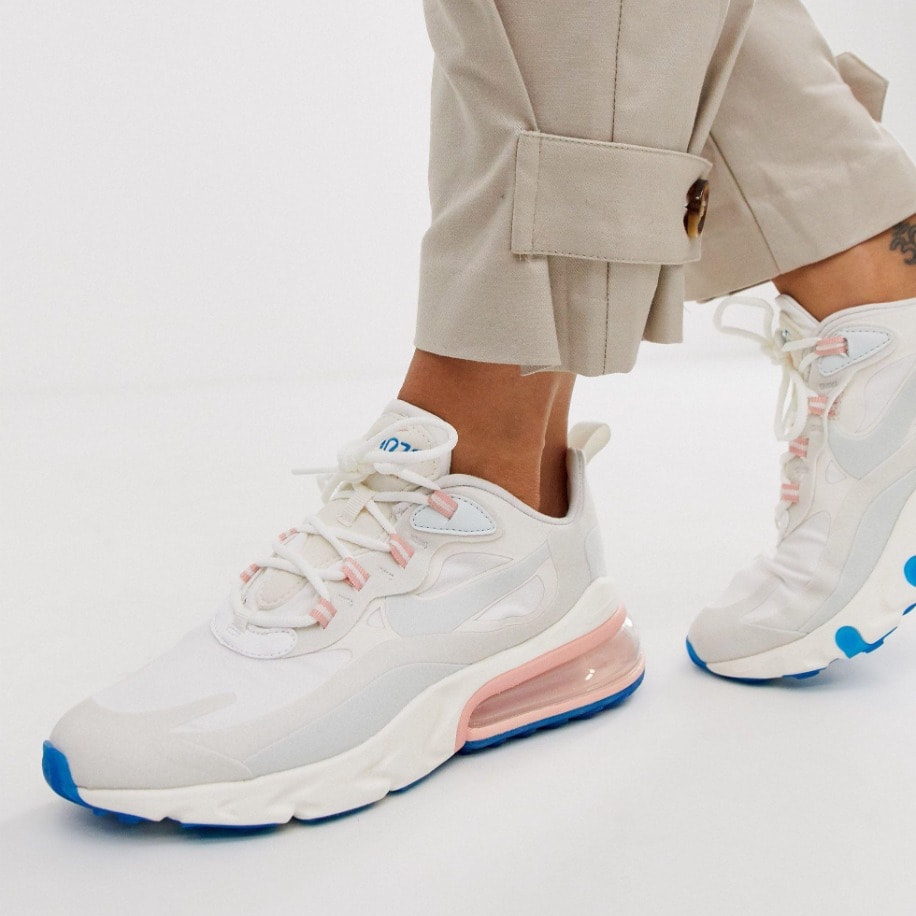 NIKE AIR MAX 270 REACT AMERICAN MODERN SUMMIT WHITE görsel 2