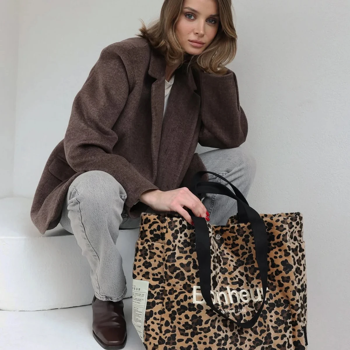 Bonheur Canvas No4 Leopard görsel 3
