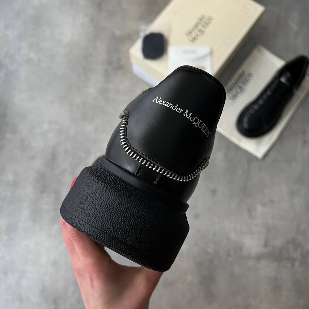 Alexander McQueen Fermuar Siyah görsel 2