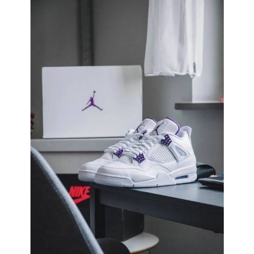 Jordan Retro 4 Purple Metallic görsel 3