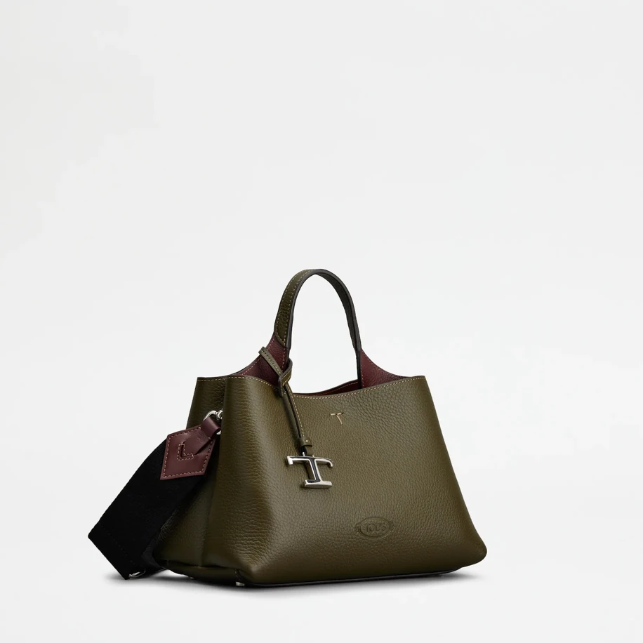 Tod's Bag in Leather Micro Green görsel 2