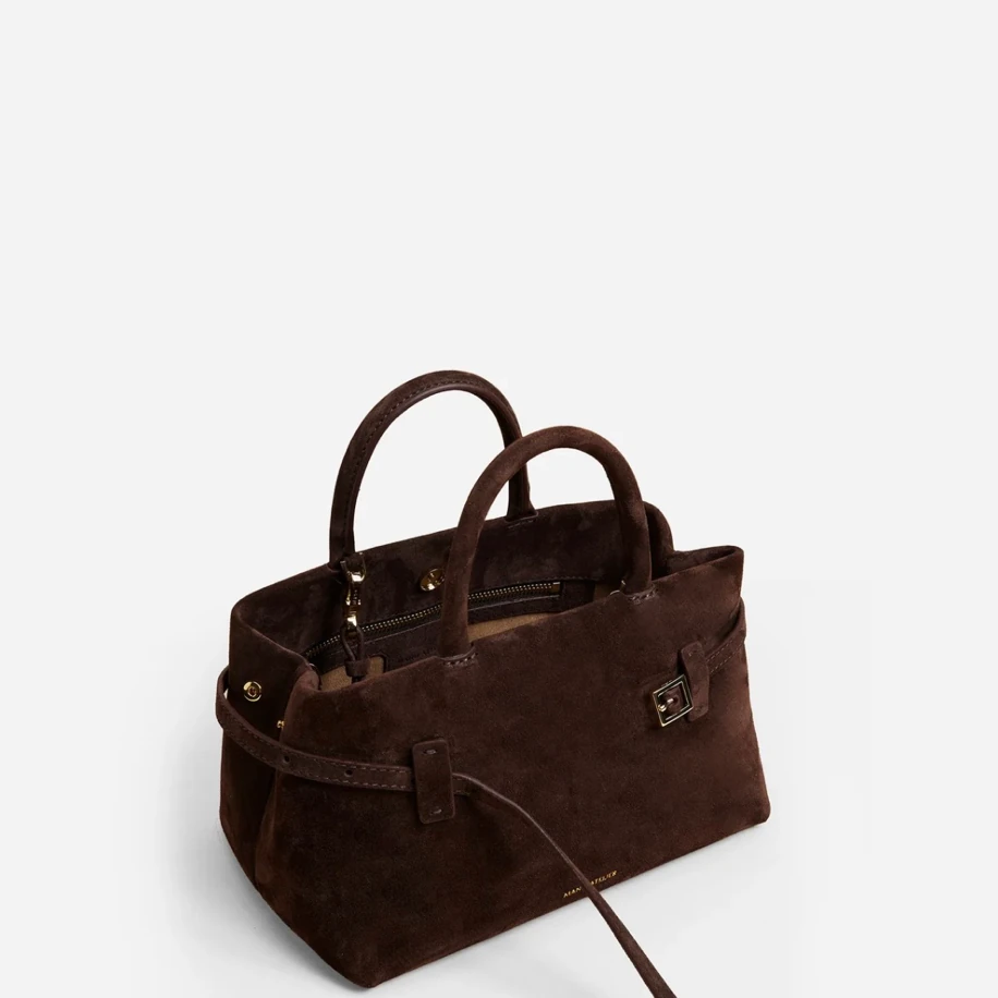 Manu Atelier Le Cambon 25 Deep Brown Suede görsel 2