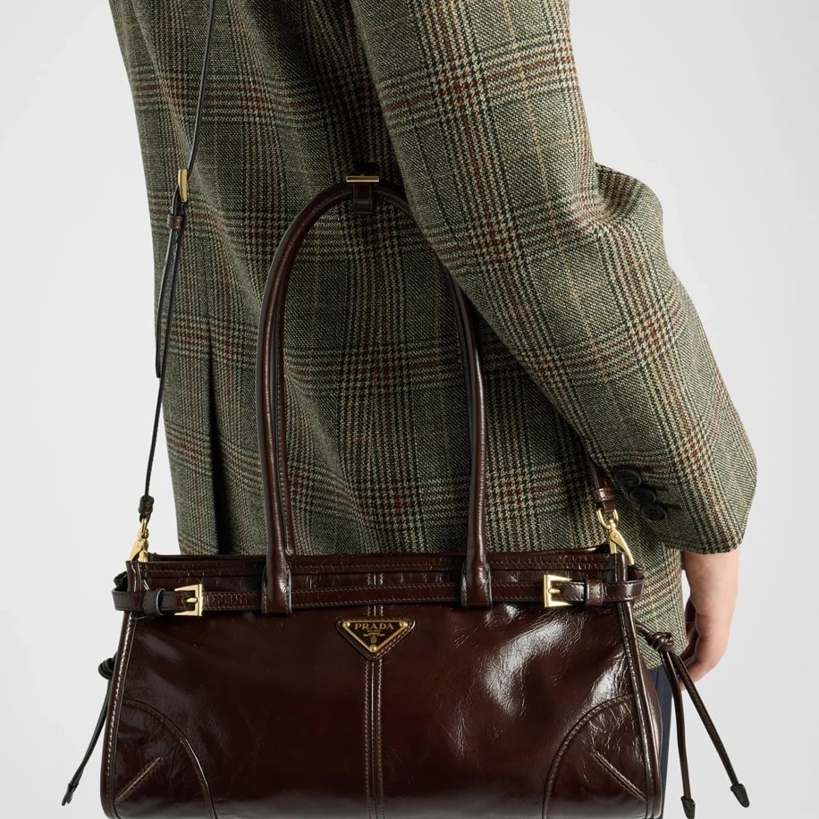 Prada Bonnie Bag Brown görsel 2