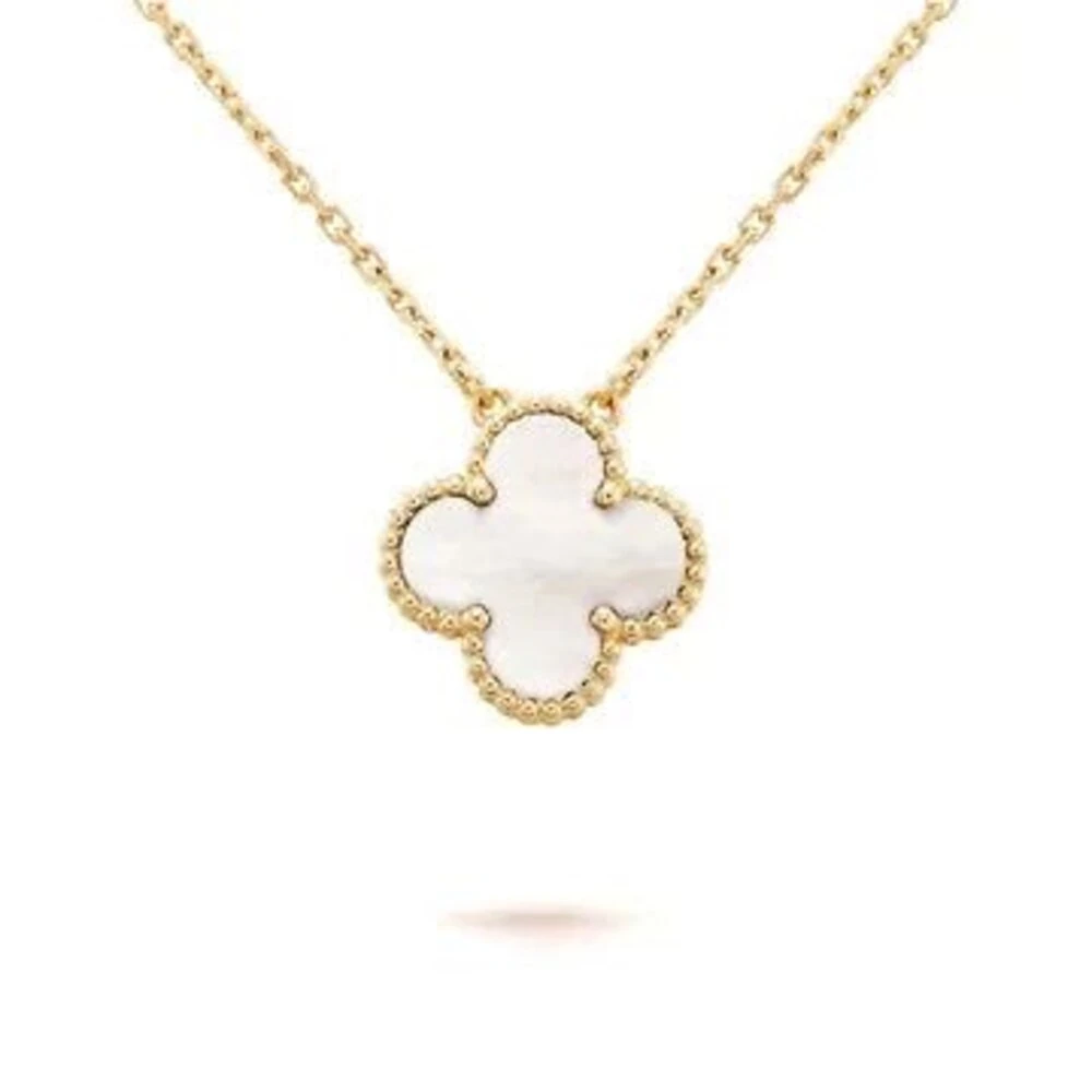 Van Cleef Kolye Gold-White görsel 2