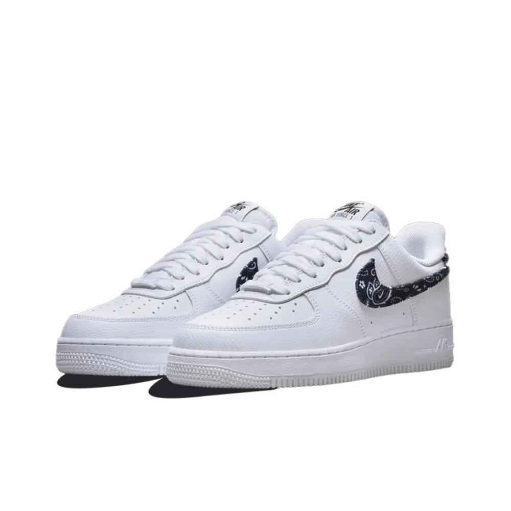 Nike Air Force 1 Low '07 Essential White Black Paisley görsel 2