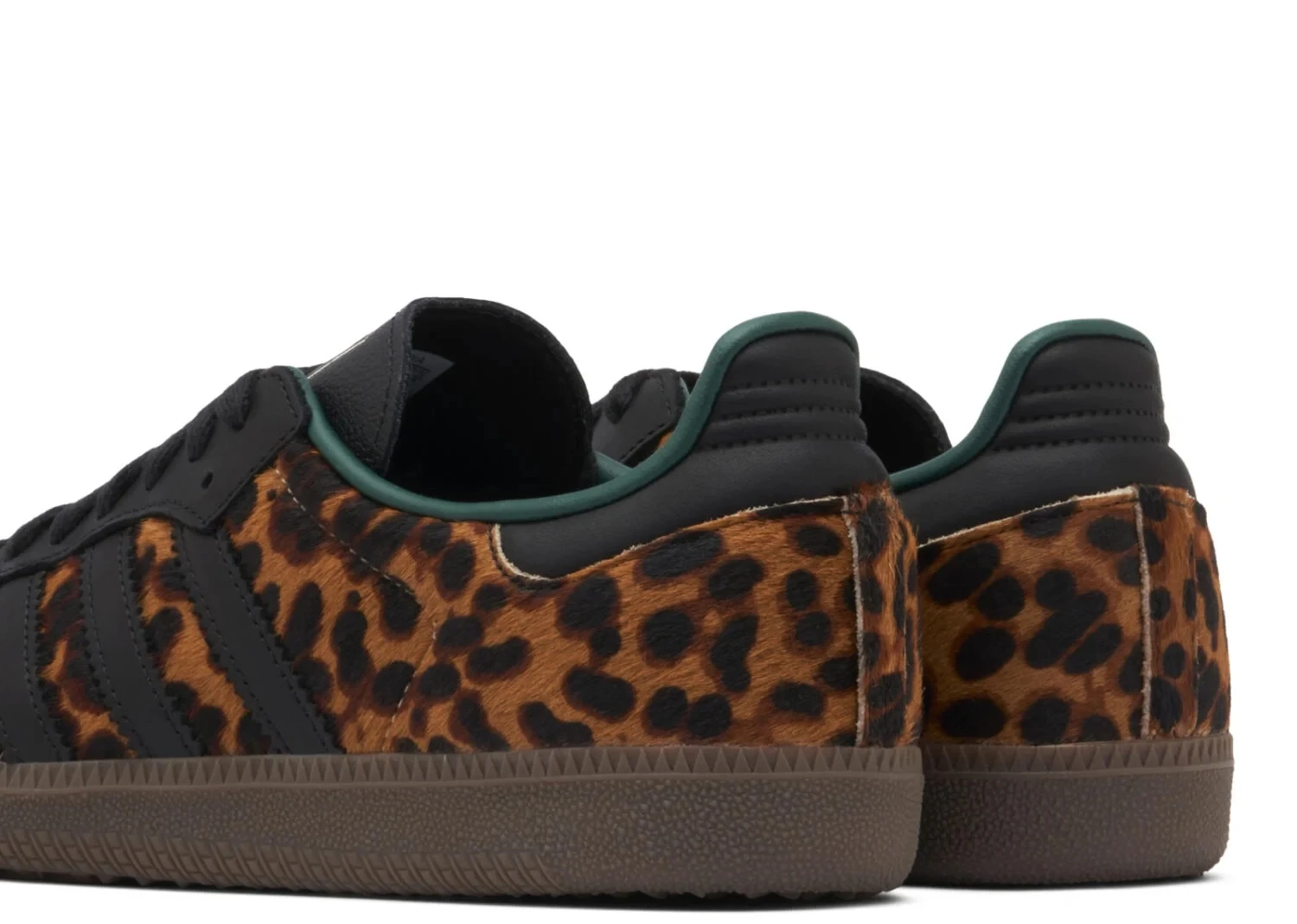 adidas Samba OG Black Green Leopard görsel 4